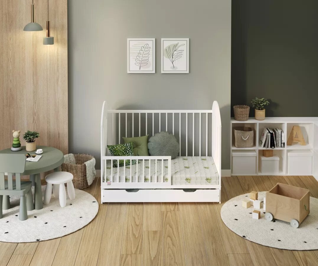 Vaikiškas porolono čiužinys su Aloe vera paviršiumi BABY CARE 60X120 kaina ir informacija | Čiužiniai | pigu.lt