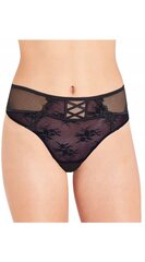 Triumph 38(M) 46(XXXL) dydžio stringai Beauty-Full Lace-Up BeautyFullLaceUpMidriseThongblack7613138766125 kaina ir informacija | Liemenėlės | pigu.lt