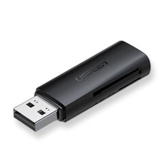 Atminties kortelių skaitytuvas kompiuteriui, Ugreen CM2641, USB 3.0, SD, TF, juodas kaina ir informacija | Komponentų priedai | pigu.lt