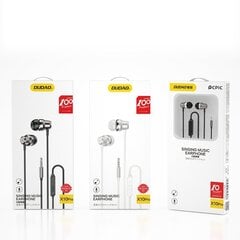 Ausinės, Dudao X10 Pro1, su nuotolinio valdymo pulteliu ir su mikrofonu, mini lizdas 3,5 mm., sidabrinės spalvos kaina ir informacija | Garso kolonėlės | pigu.lt