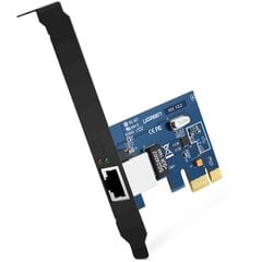 Сетевая карта PCI-E Gigabit 10/100/1000 Мбит/с, Ugreen US2301, черный цена и информация | Аксессуары для компонентов | pigu.lt