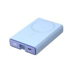 Магнитный аккумулятор, Joyroom JR-PBM011, 10000 мАч., 20 Вт, с подставкой и кабелем Lightning USB-C, teal цена и информация | Зарядные устройства Power bank | pigu.lt