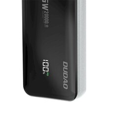 Maitinimo baterija, Dudao K651, 20000 mAh., 65 W., 1x USB-C, 2x USB-A., su ekranu, juoda kaina ir informacija | Atsarginiai maitinimo šaltiniai (power bank) | pigu.lt