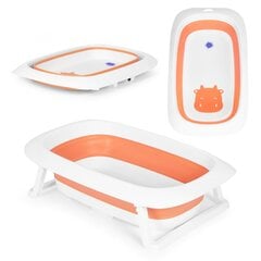 Sulankstoma vonia su nuleidimu, Ecotoys HA-B311, 81 cm., oranžinė kaina ir informacija | Maudynių priemonės | pigu.lt