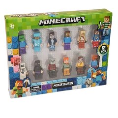 Figūrėlių rinkinys Lego Minecraft, 12 vnt. kaina ir informacija | Žaislai berniukams | pigu.lt