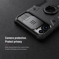 Skirtas iPhone 11 12 Pro Max 12 mini Case CamShield Armor Case Slide Camera Ring atraminio stovo galinis dangtelis, skirtas iPhone 11 12 Pro – skirtas iPhone 11 Pro kaina ir informacija | Telefono dėklai | pigu.lt