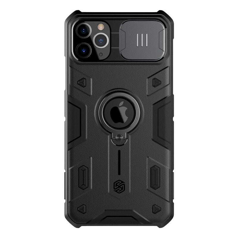 Skirtas iPhone 11 12 Pro Max 12 mini Case CamShield Armor Case Slide Camera Ring atraminio stovo galinis dangtelis, skirtas iPhone 11 12 Pro – skirtas iPhone 11 Pro kaina ir informacija | Telefono dėklai | pigu.lt