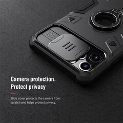 „iPhone 11 12 Pro Max 12 mini Case CamShield Armor Case Slide Camera Ring atraminio stovo galinis dangtelis, skirtas iPhone 11 12 Pro - skirtas iPhone 12 mini kaina ir informacija | Telefono dėklai | pigu.lt