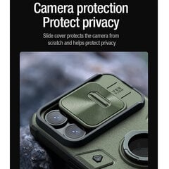 „iPhone 15 Pro Max“ dėklui „CamShield Armor Case“ TPU rėmo slankiojančios kameros galinis dangtelis, skirtas „iPhone15 Pro“ su žiediniu stovu – skirtas „iPhone 15 Plus“ kaina ir informacija | Telefono dėklai | pigu.lt