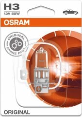 Automobilinė lemputė Osram Original Line H3, 1 vnt. kaina ir informacija | Automobilių lemputės | pigu.lt