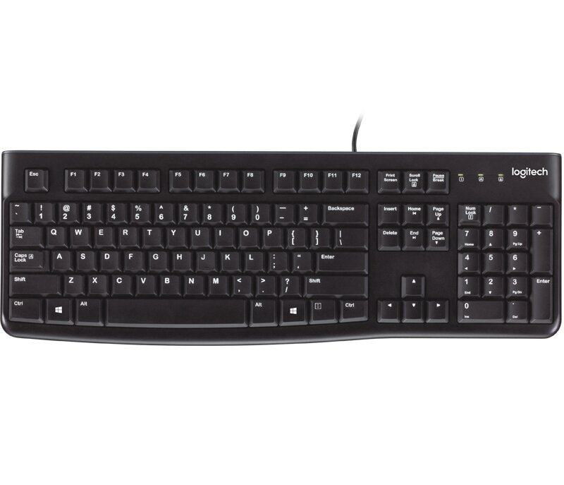 Logitech K120 kaina ir informacija | Klaviatūros | pigu.lt