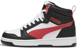 Puma Avalynė Paaugliams Rebound V6 Mid Jr White Black Red 393831 16 393831 16/5 kaina ir informacija | Kedai vyrams | pigu.lt