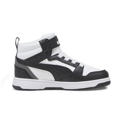 Puma Avalynė Vaikams Rebound V6 Mid Jr White Black 393832 01 393832 01/1 kaina ir informacija | Kedai vyrams | pigu.lt