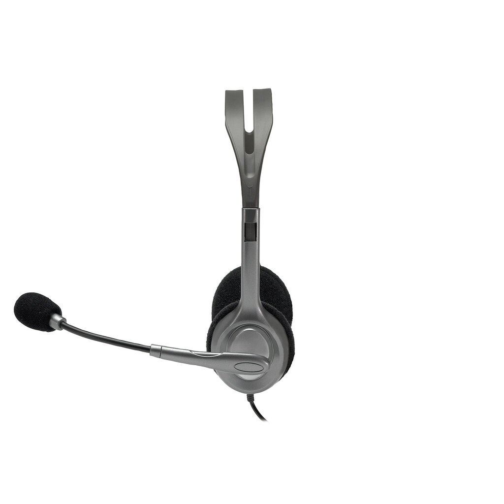 Logitech Stereo H110 Grey kaina ir informacija | Ausinės | pigu.lt