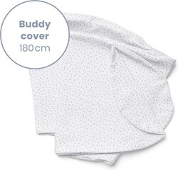 Чехол для кормильной подушки Doomoo Buddy Silver Dots, 180 см цена и информация | Подушки для беременных и кормящих | pigu.lt