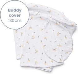 Чехол для кормильной подушки Doomoo Buddy Flower Yellow, 180 см цена и информация | Подушки для беременных и кормящих | pigu.lt