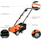 Costway Electric Scarifier Vejos aeratorius 1500W 2-in-1 Scarifier ir aeratorius 104,5 x 51 x 103 cm Oranžinė цена и информация | Sodo įrankiai | pigu.lt