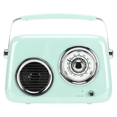 „Retro“ radijo „Bluetooth“ garsiakalbis, nešiojamasis nešiojamasis „HiFi“ stereofoninis garsas Mielas senovinio stiliaus radijo garsiakalbis vakarėliui lauko „Mint Green“ kaina ir informacija | Ausinės | pigu.lt