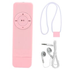 MP3 muzikos grotuvas Nešiojamas muzikos laikmenos MP3 grotuvas su dirželiu, skirtas klausytis MusicPink kaina ir informacija | Ausinės | pigu.lt