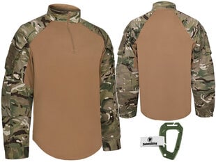 Vyriškas kariškas megztinis MFH Combat Shirt UK, Multi Terrain Pattern kaina ir informacija | Džemperiai vyrams | pigu.lt