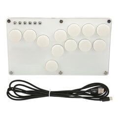 „Fighting Stick Controller Hot Swap“ mechaninis jungiklis „Mini Arcade Stick“ valdiklio dėžutė, skirta PS3, skirta „Switch PC“ kaina ir informacija | Žaidimų kompiuterių priedai | pigu.lt