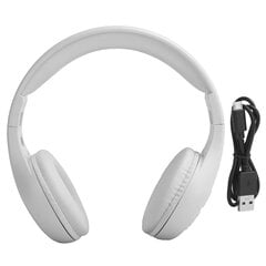 HRD601 ausinės FM Bluetooth ausinės sulankstomos kortelės mobiliosios muzikos žaidimų ausinės, skirtos OutdoorWhite kaina ir informacija | Ausinės | pigu.lt