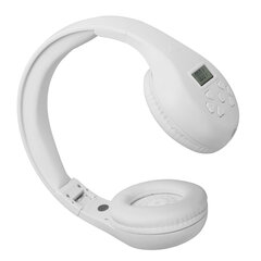 HRD601 ausinės FM Bluetooth ausinės sulankstomos kortelės mobiliosios muzikos žaidimų ausinės, skirtos OutdoorWhite kaina ir informacija | Ausinės | pigu.lt