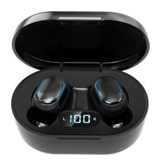 „BT Earbuds“ daugiafunkcinės stilingos „Mini HiFi Stereo Sound“ belaidės sportinės ausinės su maitinimo LED ekranu juodu kaina ir informacija | Ausinės | pigu.lt