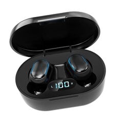 „BT Earbuds“ daugiafunkcinės stilingos „Mini HiFi Stereo Sound“ belaidės sportinės ausinės su maitinimo LED ekranu juodu kaina ir informacija | Ausinės | pigu.lt