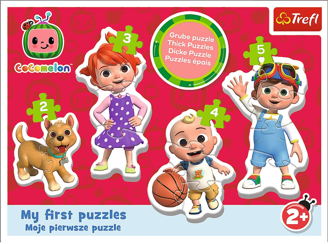 Dėlionė 4in1 Cocomelon Mano pirmoji dėlionė Trefl kaina ir informacija | Dėlionės (puzzle) | pigu.lt