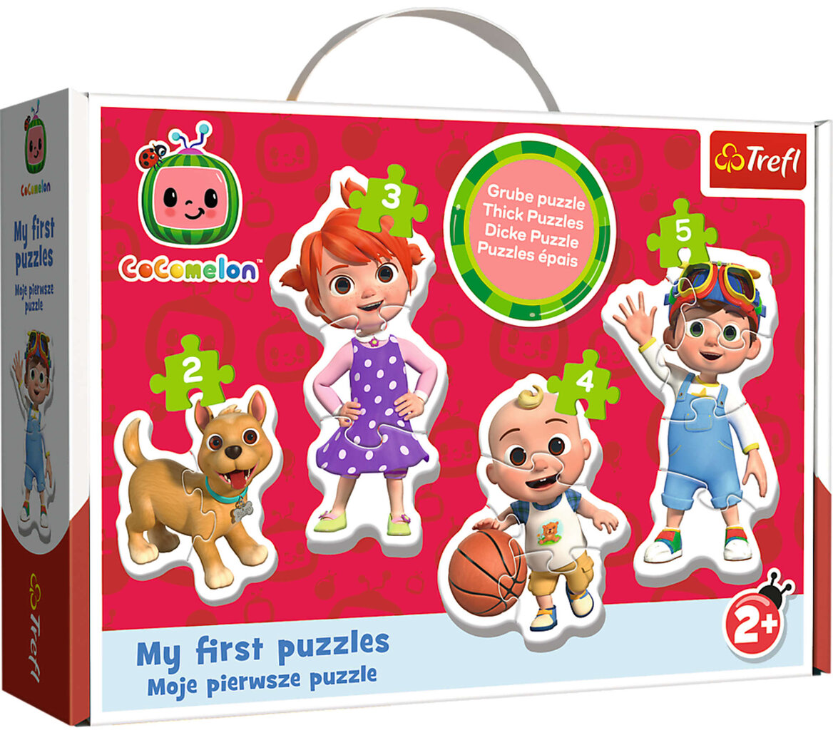 Dėlionė 4in1 Cocomelon Mano pirmoji dėlionė Trefl kaina ir informacija | Dėlionės (puzzle) | pigu.lt