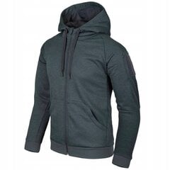 Vyriškas džemperis su gobtuvu Helikon-Tex Urban Tactical Hoodie, juoda/pilka melanžinė цена и информация | Мужские толстовки | pigu.lt