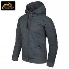 Vyriškas džemperis su gobtuvu Helikon-Tex Urban Tactical Hoodie, juoda/pilka melanžinė kaina ir informacija | Džemperiai vyrams | pigu.lt