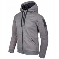 Vyriškas džemperis su gobtuvu Helikon-Tex Urban Tactical Hoodie, pilkas melanžas цена и информация | Мужские толстовки | pigu.lt