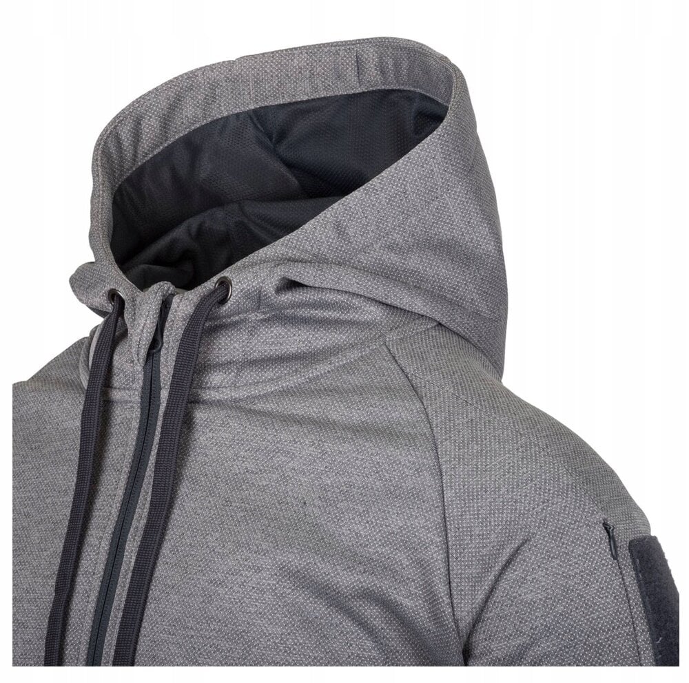 Vyriškas džemperis su gobtuvu Helikon-Tex Urban Tactical Hoodie, pilkas melanžas kaina ir informacija | Džemperiai vyrams | pigu.lt