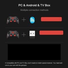 Belaidis valdiklis Žaidimų valdiklis Bluetooth Gamepad Universalus žaidimų pultelis, suderinamas su Android planšetiniu kompiuteriu kaina ir informacija | Žaidimų konsolės | pigu.lt