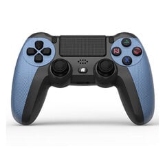 Belaidis žaidimų valdiklis dviguba vibracija, tikslus valdymas „Bluetooth“ žaidimų pultelis su šviesos juosta, skirta PS4 „Camouflage Blue“ kaina ir informacija | Žaidimų kompiuterių priedai | pigu.lt