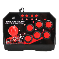 Arcade Fight Stick Wired Arcade Joystick Arkadinių žaidimų priedai, skirti Switch / PC / PS3 kaina ir informacija | Žaidimų kompiuterių priedai | pigu.lt