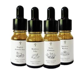 Eteriniai aliejai difuzoriui PRISTINE, 4 x 10 ml kaina ir informacija | Namų kvapai | pigu.lt