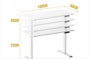 Soges elektrinis stalas kaina ir informacija | Kompiuteriniai, rašomieji stalai | pigu.lt