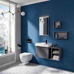 Geberit iCon 500.835.01.1 WC dangtis, baltas su lėtu nusileidimu plona konstrukcija kaina ir informacija | Priedai unitazams, bidė | pigu.lt