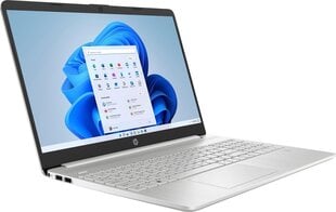 HP Laptop 15-dy5033dx 15.6", Intel Core i3-1215U, 8GB, 256GB SSD, WIN 10, Sidabrinis kaina ir informacija | Nešiojami kompiuteriai | pigu.lt