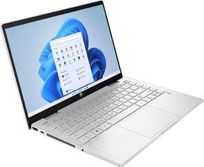 HP Pavilion x360 14-dy0424no Touch 14", Intel Core i5-1135G7, 8GB, 512GB SSD, WIN 10, Sidabrinis kaina ir informacija | Nešiojami kompiuteriai | pigu.lt