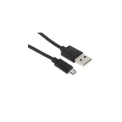 Micro USB greito įkrovimo / duomenų perdavimo kabelis - juodas, 1,5m kaina ir informacija | Auto reikmenys | pigu.lt