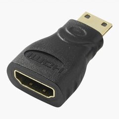 HDMI į HDMI mini adapteris kaina ir informacija | Kabeliai ir laidai | pigu.lt