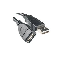 USB ilgintuvas male to female - 1,5m kaina ir informacija | Kabeliai ir laidai | pigu.lt