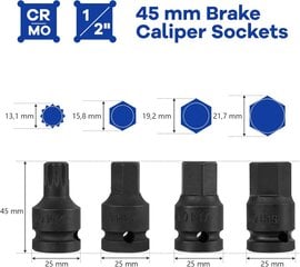 Costway 16 dalių plieninių įrankių rinkinys su dėžute ,mėlynas kaina ir informacija | Mechaniniai įrankiai | pigu.lt