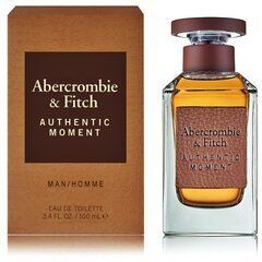 Tualetinis vanduo Abercrombie & Fitch Authentic Moment Man EDT vyrams, 100 ml kaina ir informacija | Kvepalai vyrams | pigu.lt