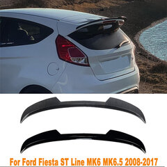 Galinis sparnas, fiksuotas vėjo aptakas, galinis sparnas, modifikuotas dekoravimas, priedai blizgus juodas, skirtas Ford Fiesta ST Line MK6 MK6.5 2008-2017 m. kaina ir informacija | Auto reikmenys | pigu.lt