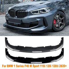 Skirta BMW 1 Serie F40 M Sport 118i 120i 128ti 2020-2023 Priekinio buferio lūpų skirstytuvo difuzoriaus korpuso komplektas Spoileris buferio apsaugos apsauga kaina ir informacija | Auto reikmenys | pigu.lt